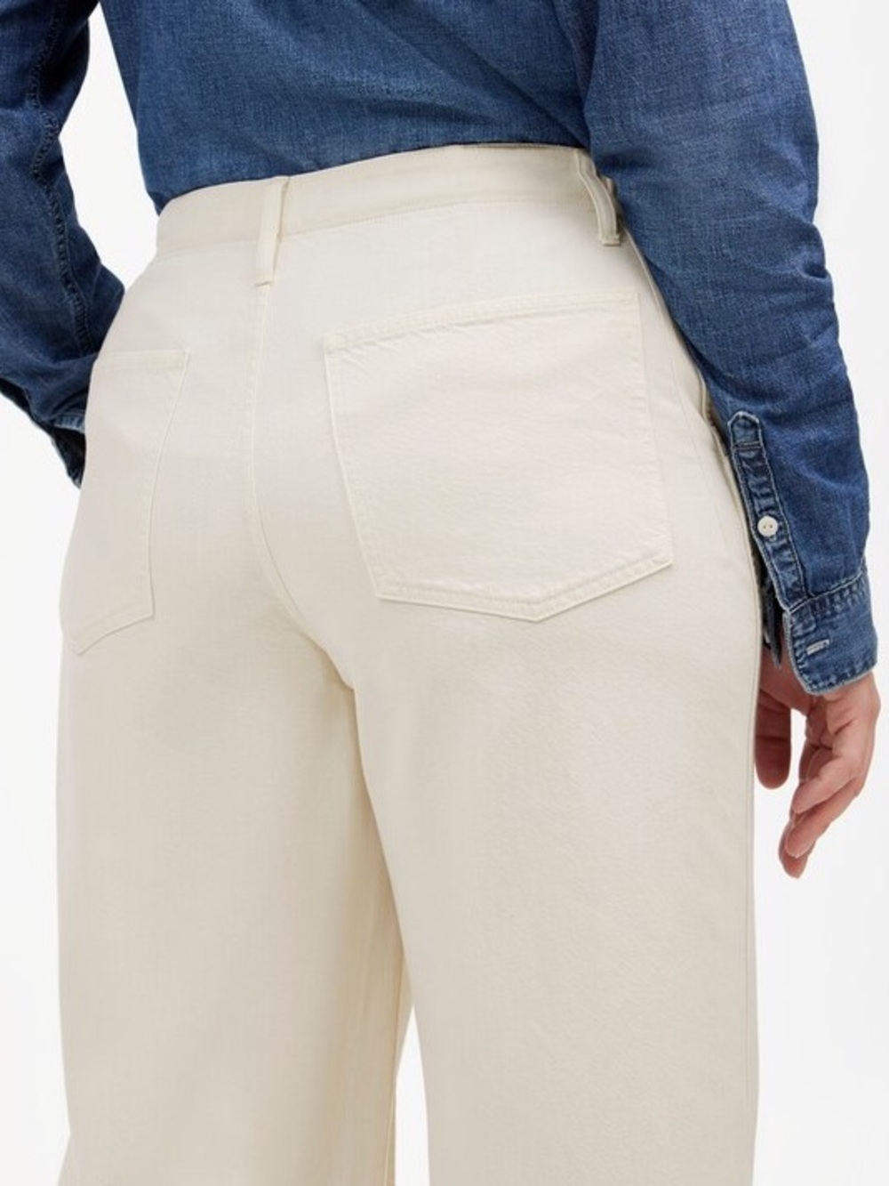 Madewell Wide Sweep Denim Trousers - Picture 5 of 10